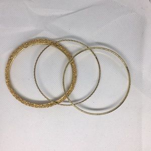 Gold Bracelet set of 3
